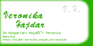 veronika hajdar business card